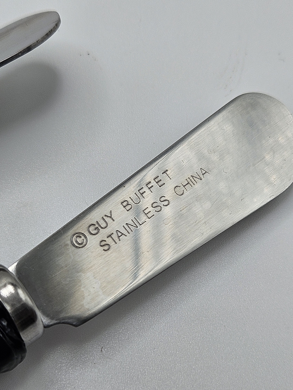 NEW VINTAGE Guy Buffet Collection Wine Sommelier Spreaders Stainless Steel Set 4 - Picture 4 of 4